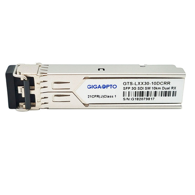 Módulo patológico video duplo dos testes padrões dos receptores 1310nm 10km de SFP para SD-SDI HD-SDI e 3G-SDI não MSA