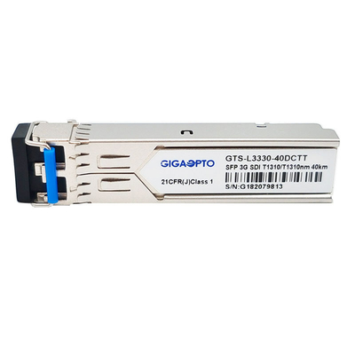 módulo patológico video ótico duplo não MSA Pinout dos testes padrões dos transmissores 1310nm 40km da manutenção programada de 3G SDI
