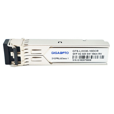 módulo patológico video LC DDM MSA dos testes padrões do receptor 1310nm 10km do vídeo 3Gbps único