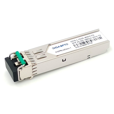 Não dos testes padrões patológicos video video do transceptor TX somente 1550nm 40km de MSA 3G SDI módulo de transmissor DDM SFP único