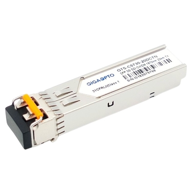 transmissor video não MSA 1270nm 1610nm 20km SMF LC DDM do transceptor CWDM de 3Gbps DVI SFP único