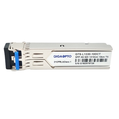 DOM video MSA do transmissor ótico 10km LC do SD SDI 3G SDI SFP TX1310nm os únicos para SD HD 3G SDI