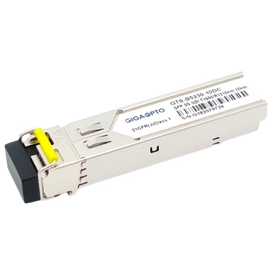 único módulo patológico video DDM MSA do transceptor dos testes padrões do módulo TX1550nm RX1310nm 10km de BiDi SFP do modo 3Gb/S
