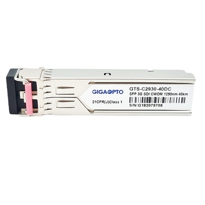 testes padrões patológicos video do módulo do transceptor de SFP do receptor do transmissor de 3Gb/S CWDM 40km MSA