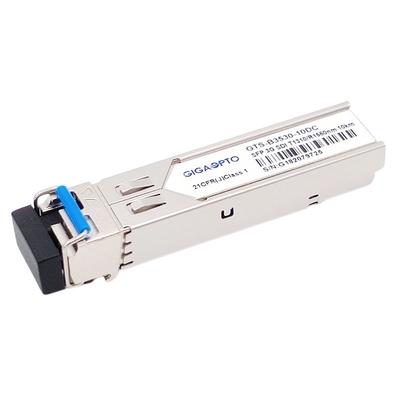 módulo video do transceptor de 3Gbps MSA Digital SFP BiDi 1310nm TX 1550nm RX 10km para SD/HD/3G-SDI