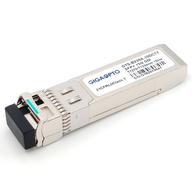 módulo de transmissores óticos duplo video do transceptor 1270nm TX1 1330nm TX2 de 12G SDI SFP+ BiDi SFP