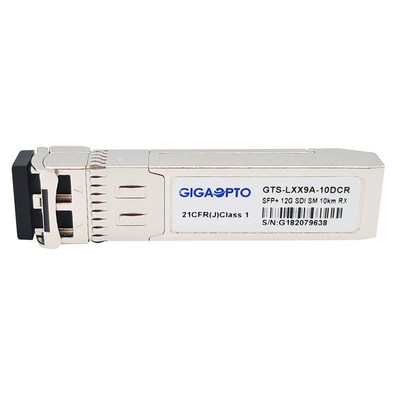 Módulo de receptor ótico video de MSA 12G SDI SFP 1310nm 10km único para 12G 6G 3G HD SD-SD