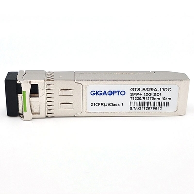transceptor ótico video de BiDi 13T 12R SMPTE do transceptor de 12G UHD SDI SFP