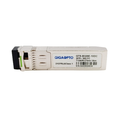 Módulo ótico do transceptor do módulo de canal TX1330 da fibra do OEM 16G SFP+ BiDi RX1270nm 10km LC