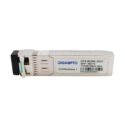 módulo ótico do transceptor do módulo de canal TX1270 da fibra de 16G SFP+ BiDi RX1330nm 20km LC