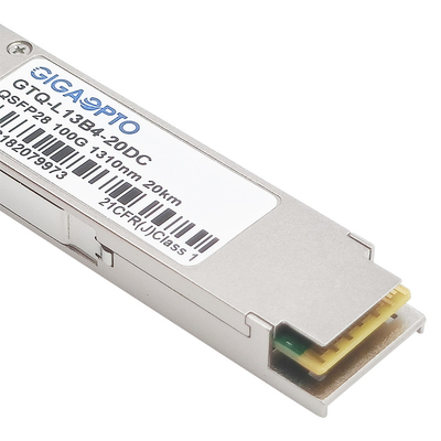 módulo ótico do transceptor de 100G eLR4 20km 4WDM QSFP28 com CDR duplos