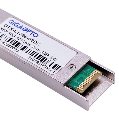Os DOM frente e verso do transceptor 1310nm SMF 2km do LC XFP 10GBASE-LR Lite