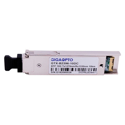 Transceptor ótico bidirecional 1270nm de 10GBASE-BX XFP/DOM de 1330nm 10km LC