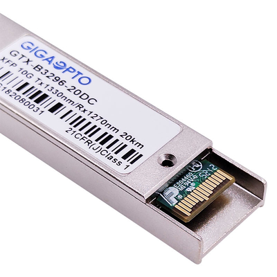 Módulo ótico 1270nm/1330nm 20km do transceptor dos DOM 10Gbps BIDI XFP ELR do LC
