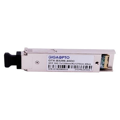 Módulo 1330nm do transceptor da fibra de XFP BIDI ER40 10Gbps/DOM de 1270nm 40km