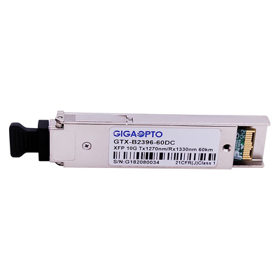 módulo 1270nm do transceptor da fibra de 10Gbps BIDI XFP ER60/DOM de 1330nm 60km