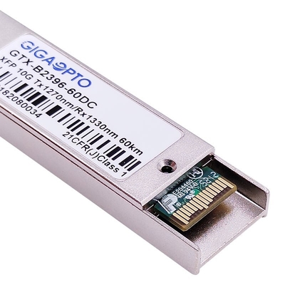 módulo 1270nm do transceptor da fibra de 10Gbps BIDI XFP ER60/DOM de 1330nm 60km