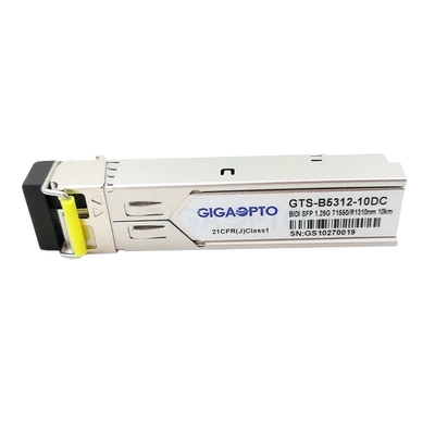 Módulo 10km do transceptor de TX1550nm RX1310nm Cisco 1000BASE-BX SFP para SMF GLC-BX-10D