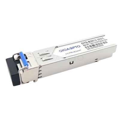 Módulo compatível TX1310nm RX1550nm 20km do transceptor de 1000BASE-BX Cisco GLC-BX-20U SFP