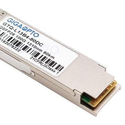 transceptor ótico do WDM QSFP28 100GBASE-ZR4 do LAN 1310nm para Cisco QSFP-100G-ZR4-S