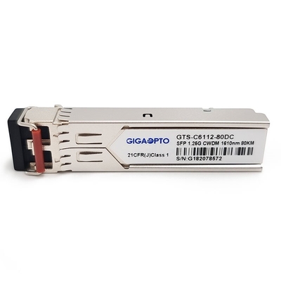 Transceptor 80km SMF da fibra 1000BASE-CWDM para Cisco CWDM-SFP-xxxx