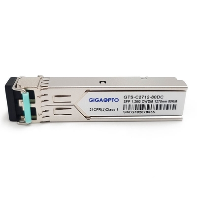 Transceptor 80km SMF da fibra 1000BASE-CWDM para Cisco CWDM-SFP-xxxx