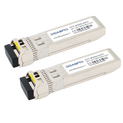 transceptores compatíveis de Cisco do ZR de 10G BIDI para SMF SFP-10G-BX80D