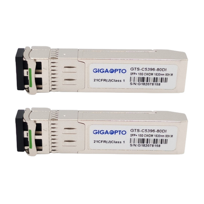 Transceptor 80km da fibra de CWDM 1530nm Cisco para SMF CWDM-SFP10G-xx