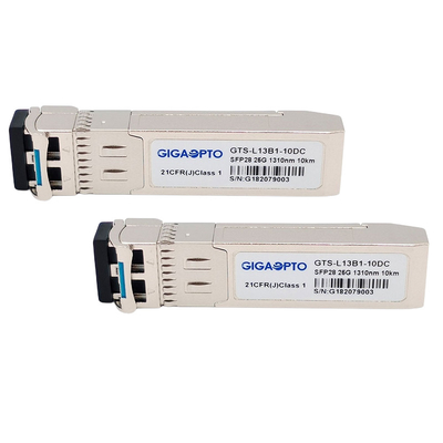 transceptor da fibra de 1310nm SFP28 HP, módulo de 10km SMF para SFP28-25GLR-31