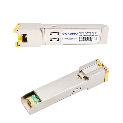 Cisco GLC-FE-T, módulo Cat5/6/6a de cobre do transceptor RJ-45 de 100m SFP