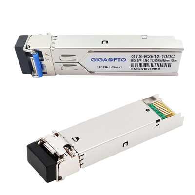 Transceptor compatível 10km de T1310nm/R1550nm Cisco GLC-BX-10U SFP BIDI
