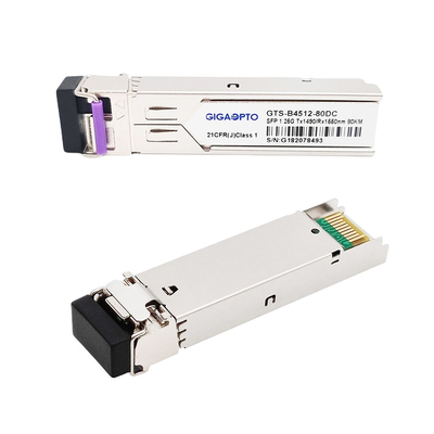Transceptor 80km LC SMF DOM For GLC-BX80-UA do gigabit de 1000BASE-BX Cisco