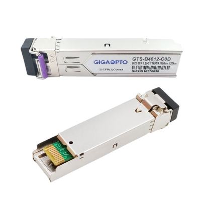 Transceptor LC 120km de 1000BASE-BX SFP 1490nm/1550nm Cisco BIDI para SMF GLC-BX120-U