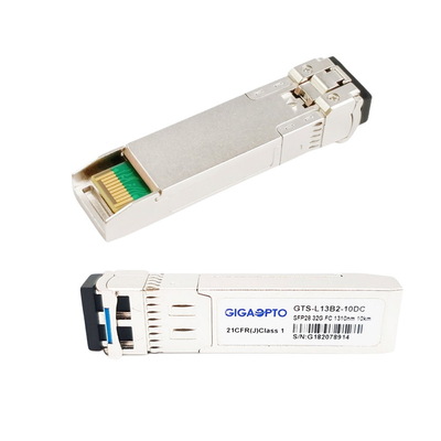 transceptor 32G SFP28 10km do canal da fibra de 1310nm Cisco para DS-SFP-FC32G-LW