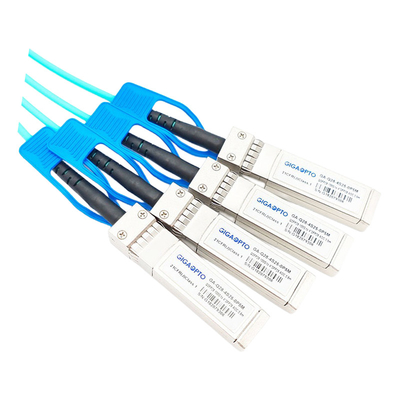 100G QSFP28 ao cabo ótico ativo AOC de 4x25G SFP28 para Cisco QSFP-4SFP25G-AOC