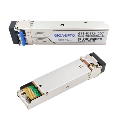 1000BASE módulo do transceptor 10km do WDM BIDI T1310nm R1550nm para HP SFP-1G-BXD-10