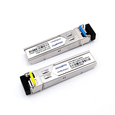 Conector LC Transceptor óptico SFP 1.5W Consumo de energia