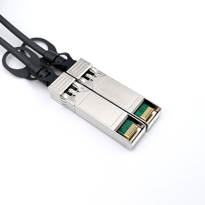10Gbps 30AWG Cable de ligação direta Cor preta para transferência de dados de alta velocidade