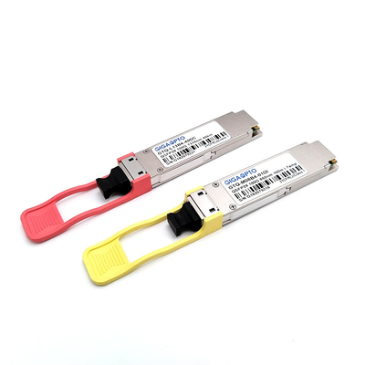 Transmissor óptico QSFP+ com conector MTP/MPO de receptor PIN