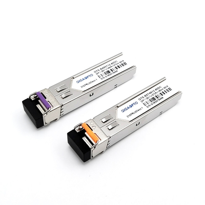 Transceptor óptico LC SFP com suporte a taxa de dados de 155 Mbps a 100 Gbps com suporte a DDM/DOM