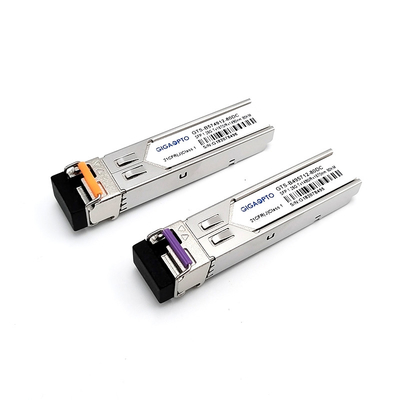 Transceptor óptico SFP DDM/DOM taxa de dados de suporte 155Mbps~100Gbps LC/SC/FC conector