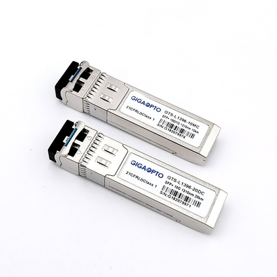 Módulo SFP de modo único de 10 Gbps para transmissão de dados
