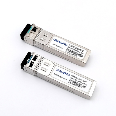 10G SFP+ Transceptor Óptico com 3 Anos 850nm/1310nm/1550nm comprimento de onda