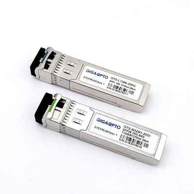 10G SFP+ Transceptor Óptico com Receptor PIN/APD Consumo de energia 1,5 W