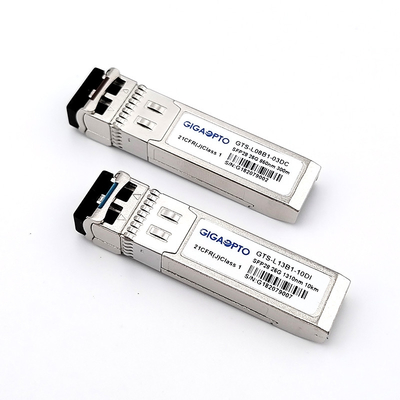25Gbps Conector LC Taxa de transferência de dados Rede Transmissor de fibra óptica