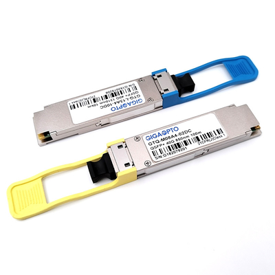 Taxa de transferência de dados 40G 1.5W Consumo de energia Cable MMF DEM-QX01Q-SR4