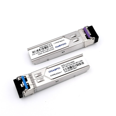 Transmissão de dados de alta velocidade por transmissor óptico SFP de 1310 nm para redes