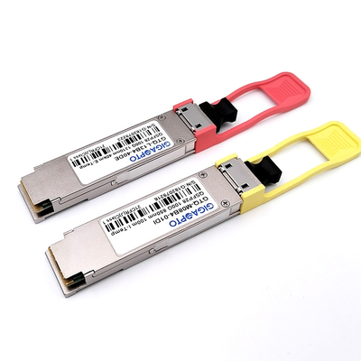 Transceptor 100G QSFP28 Compatível com Cisco Suporte DDM Transmissão de modo único