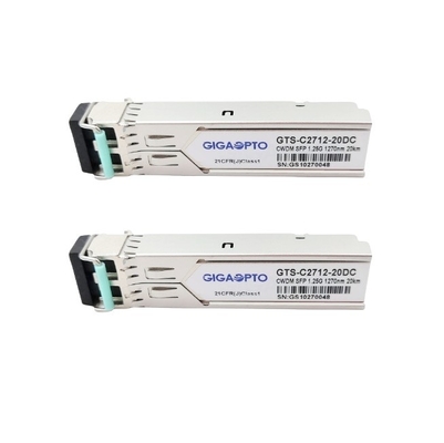 CWDM 1.5W SFP Transceiver para e consumo